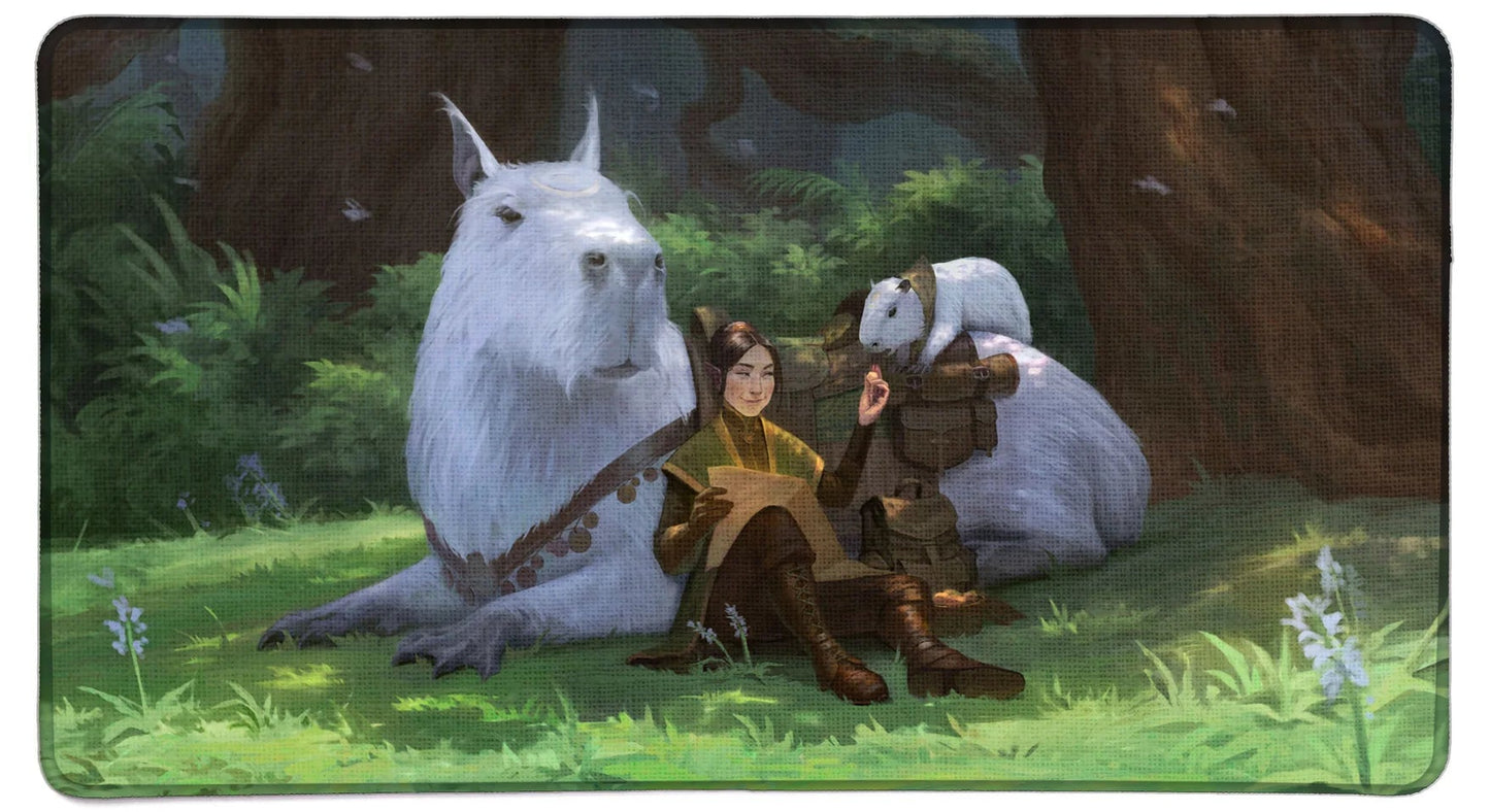 Premium Oversized Playmat | Irina Nordsol Series | Capybara Retreat