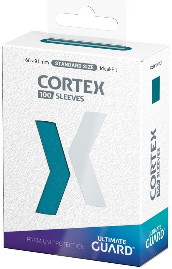 Cortex Sleeves - Standard Size - Glossy 100ct - Petrol
