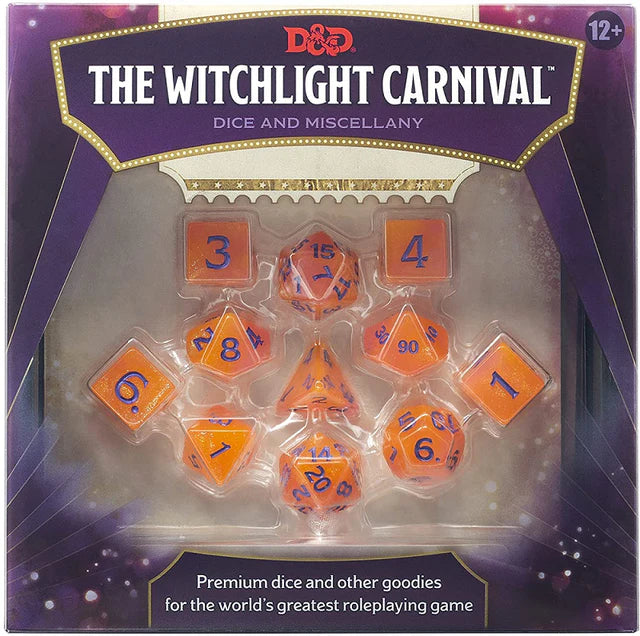 Dungeons & Dragons: Witchlight Carnival - Dice and Miscellany set