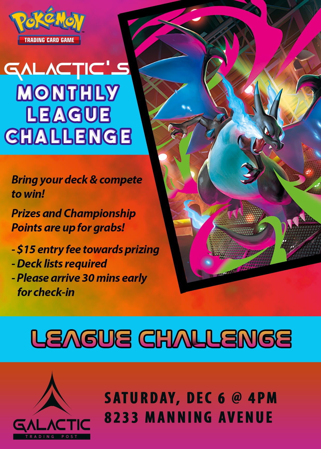 Pokémon TCG: December League Challenge [Event] - Dec 6 @ 4PM