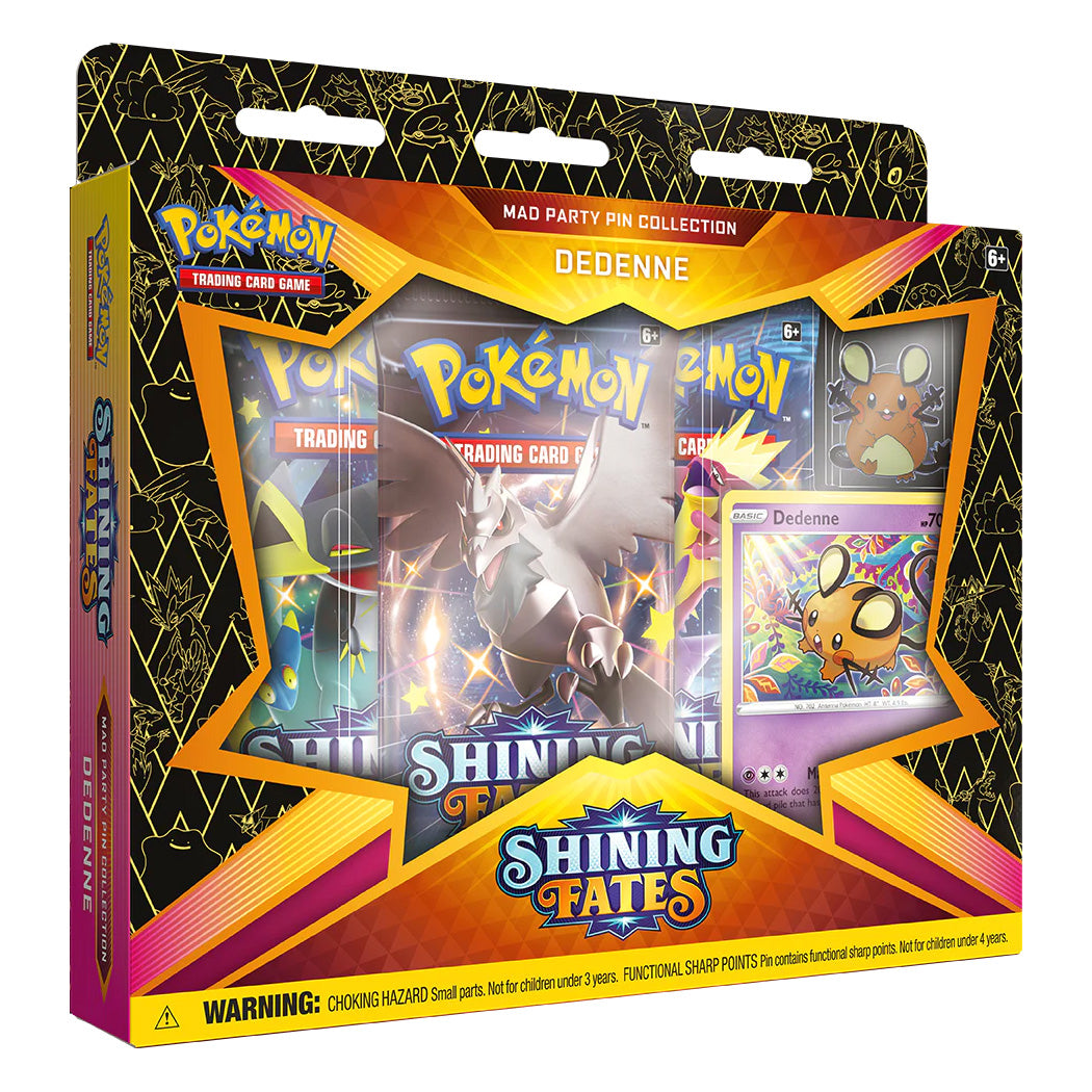 Pokémon TCG: Shining Fates Mad Party Pin Collection (Bunnelby)