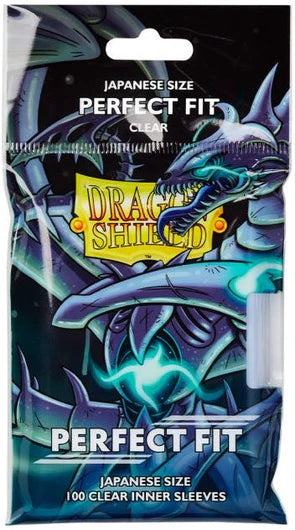 Dragon Shield Sleeves - Perfect Fit - Clear (100 Count - Japanese Size)