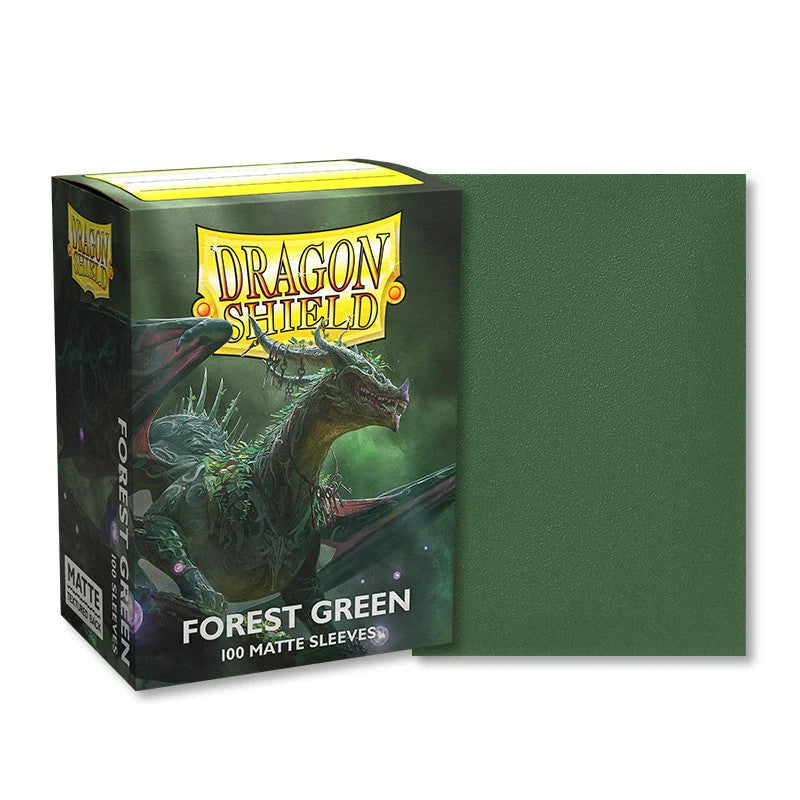 Dragon Shield Sleeve - Forest Green Matte