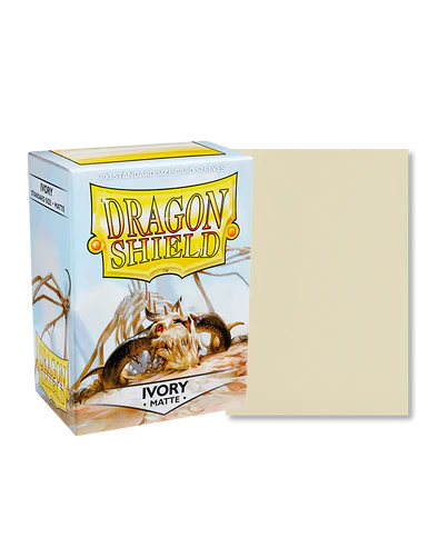 Dragon Shield Sleeves - Matte Ivory - 100ct
