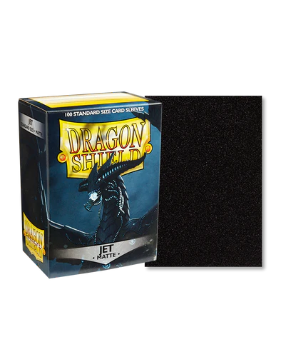 Dragon Shield Sleeves - Matte Jet - 100ct