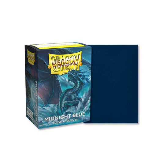 Dragon Shield - Midnight Blue - Dual Matte Sleeves (100 Count - Standard Size)
