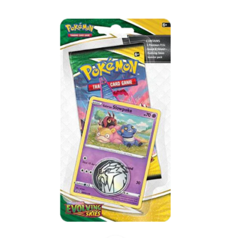 Pokémon TCG: Evolving Skies Checklane Blister (Galarian Slowpoke)