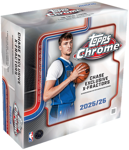 2025/2026 Topps Chrome Basketball Mega Box