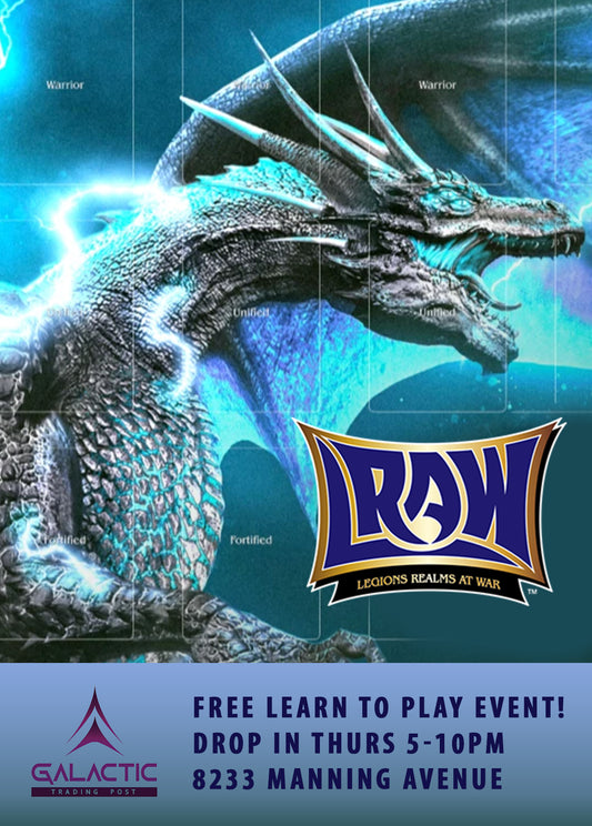 Legions Realms at War: LEARN-TO-PLAY [Free Event] Thurs, Jul 2, 2026
