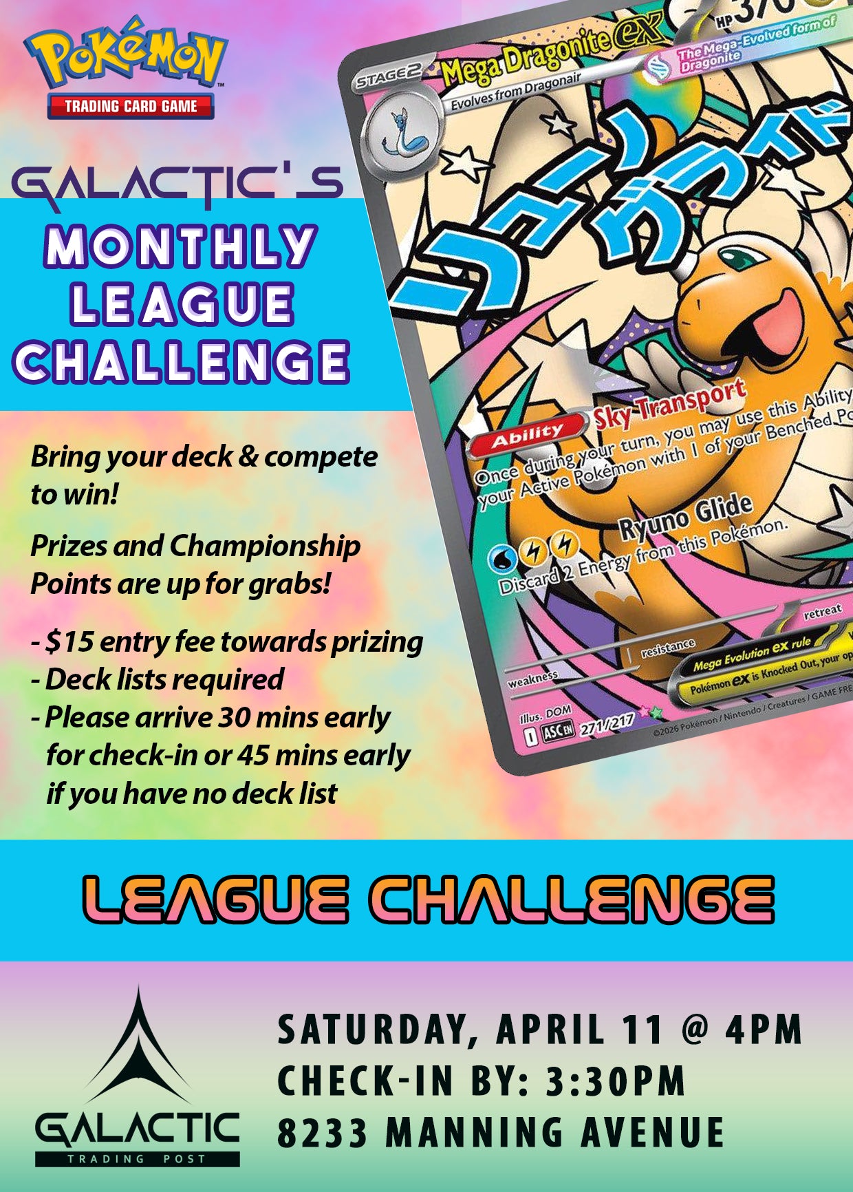 Pokémon TCG: April League Challenge - Sat Apr 11 [Event]