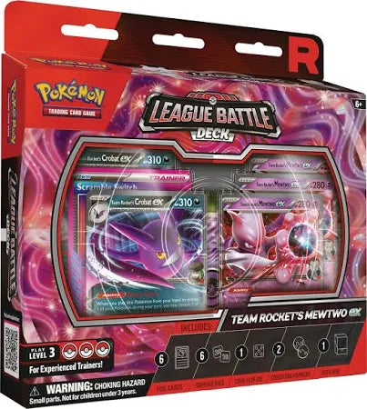 Pokémon Trading Card Game League Battle Deck packaging with cards and branding.