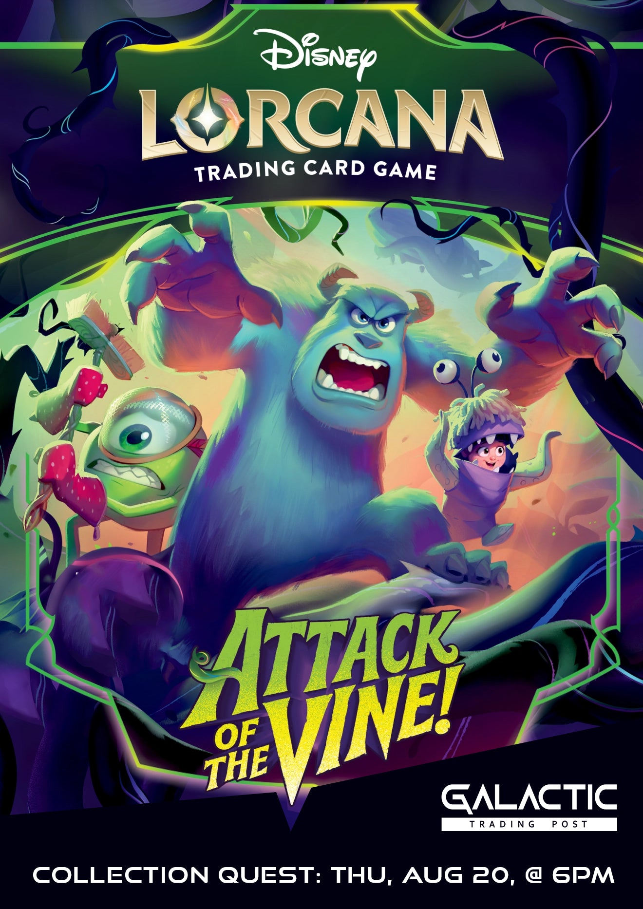 Disney Lorcana: Attack of the Vine | Collection Quest Event - Thurs, August 20, 2026