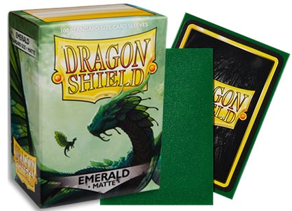 Dragon Shield - Emerald - Matte Sleeves (100 Count - STD Size)