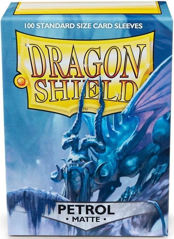 Dragon Shield - Petrol - Matte Sleeves (100 Count - STD Size)