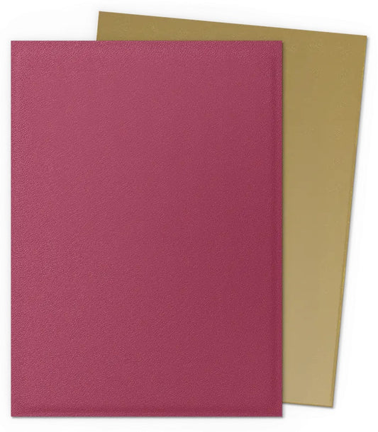Dragon Shield - Pomegranate & Gold - Dual Matte Sleeves 100ct