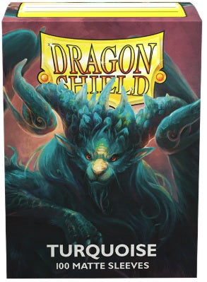Dragon Shield Sleeves - Matte Turqoise - 100ct
