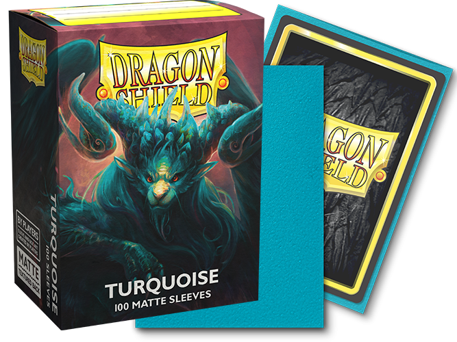 Dragon Shield Sleeves - Matte Turqoise - 100ct