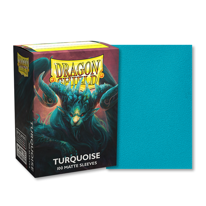 Dragon Shield Sleeves - Matte Turqoise - 100ct