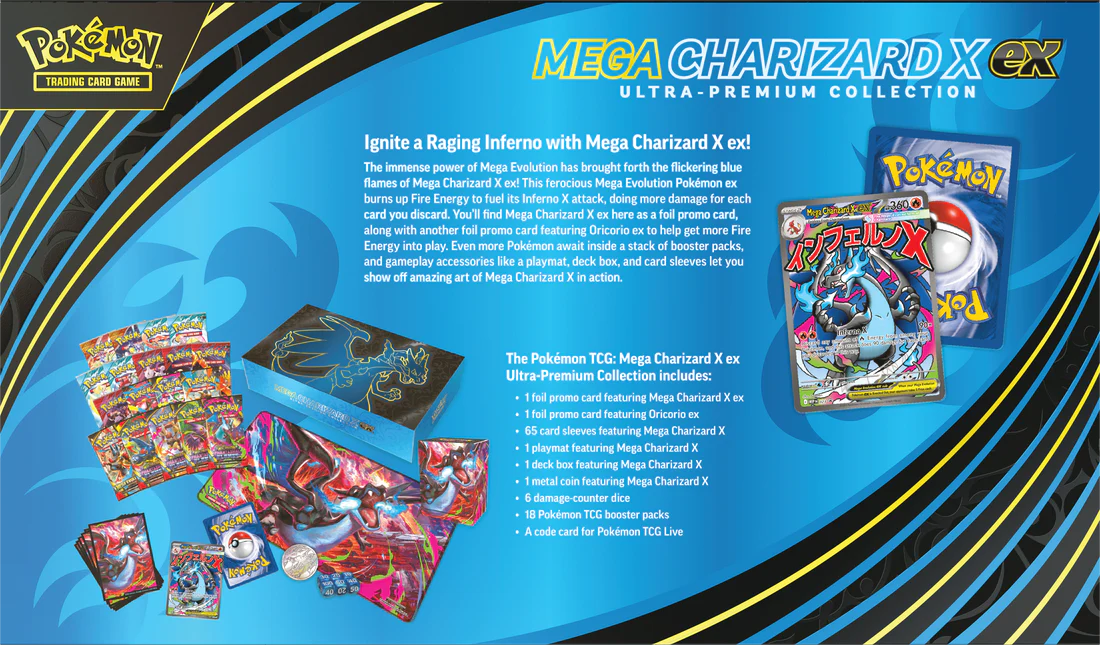 Pokémon TCG: Mega Charizard X EX Ultra Premium Collection