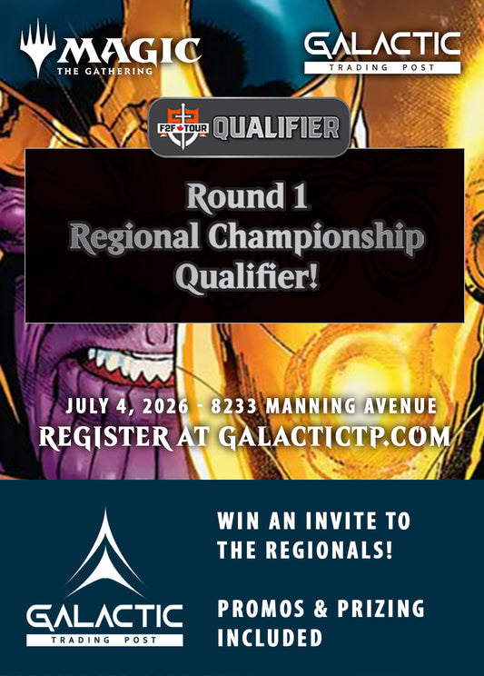 Magic the Gathering F2F Tour: 2026 Round 1 Regional Qualifier [Event] - July 4th, 2026