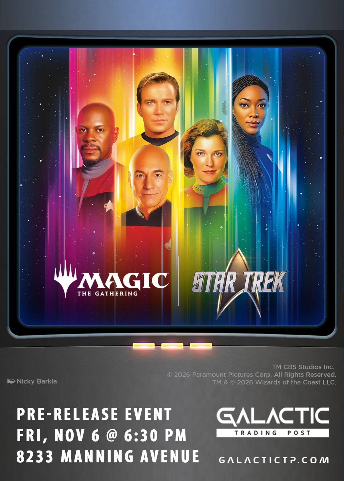 MTG | Star Trek Pre-Release - Fri, Sep 25, 2026, 6:30PM [Event]
