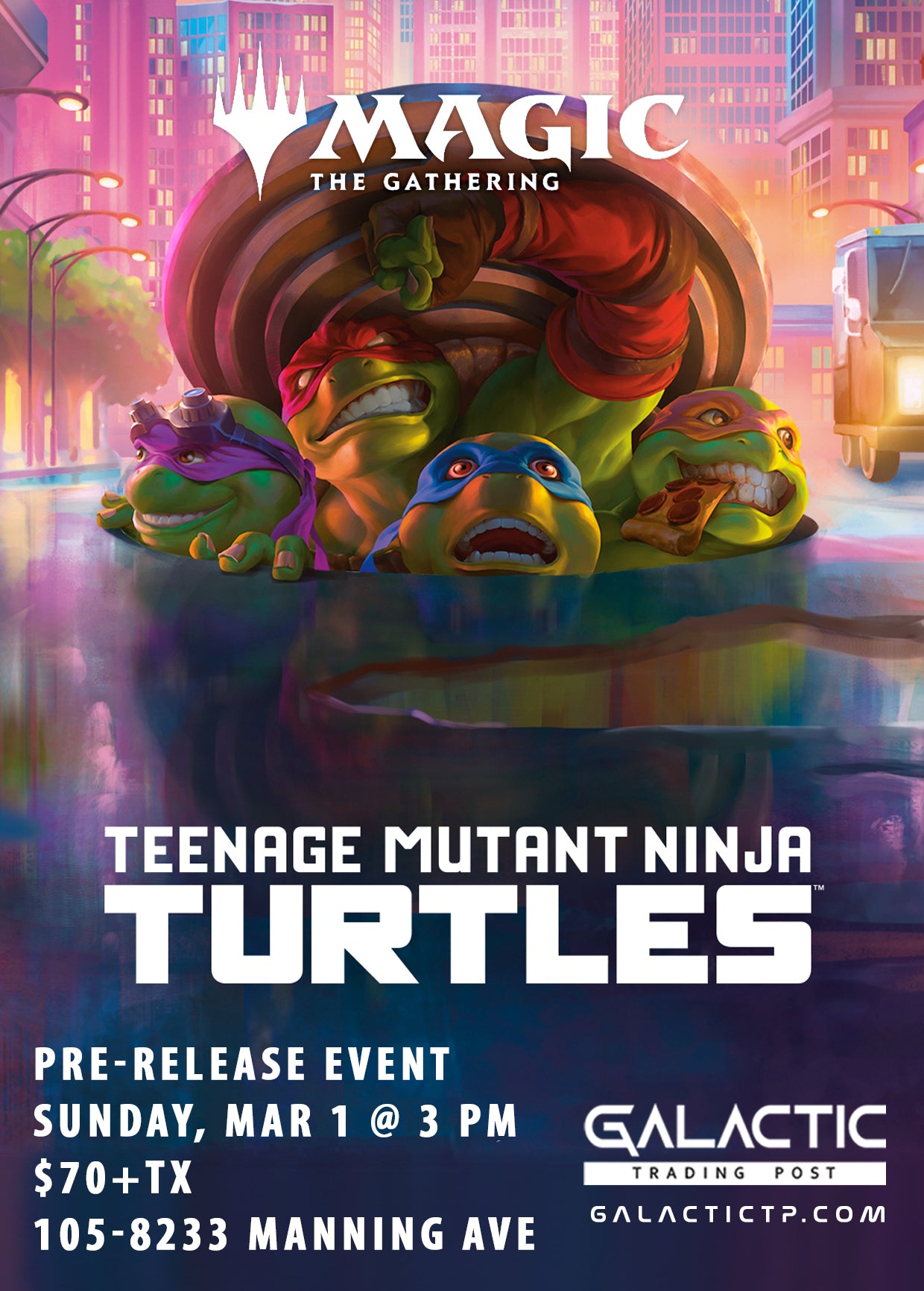 Magic: the Gathering | Teenage Mutant Ninja Turtles Pre-Release - Sun, Mar 1, 2025 [Event]