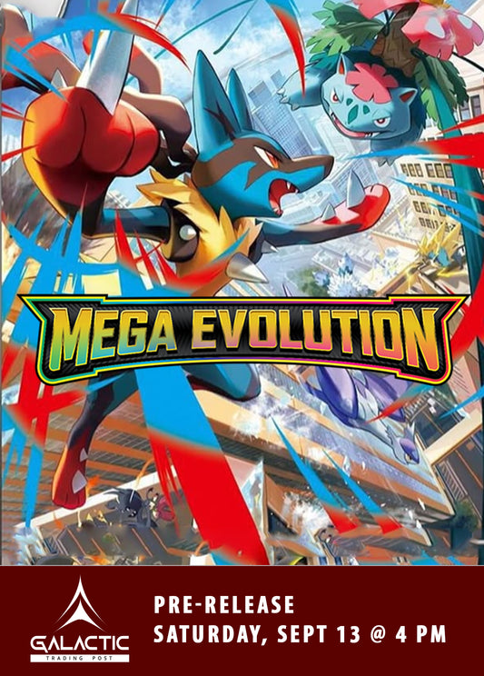 Pokémon Mega Evolution Pre-Release Event (7 Booster Packs) - Sept 13