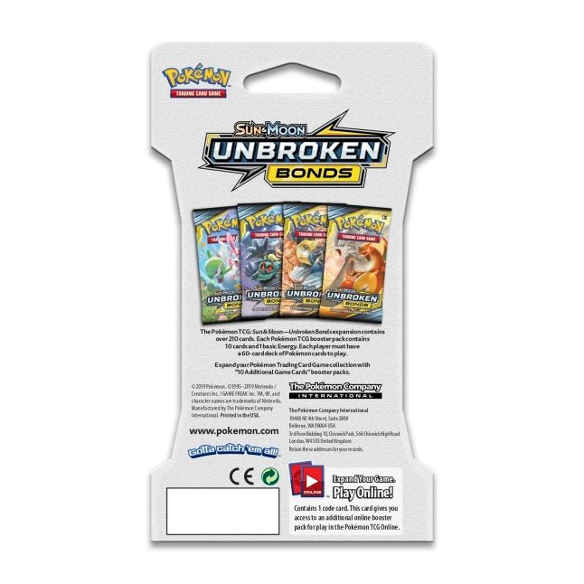 Pokémon TCG: Unbroken Bonds Sleeved Booster Pack