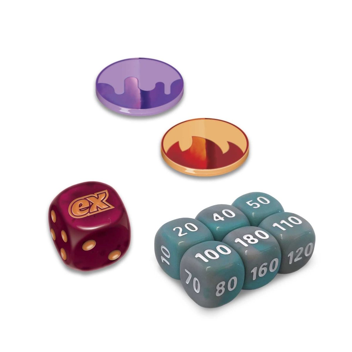 Counters and dice are also included.