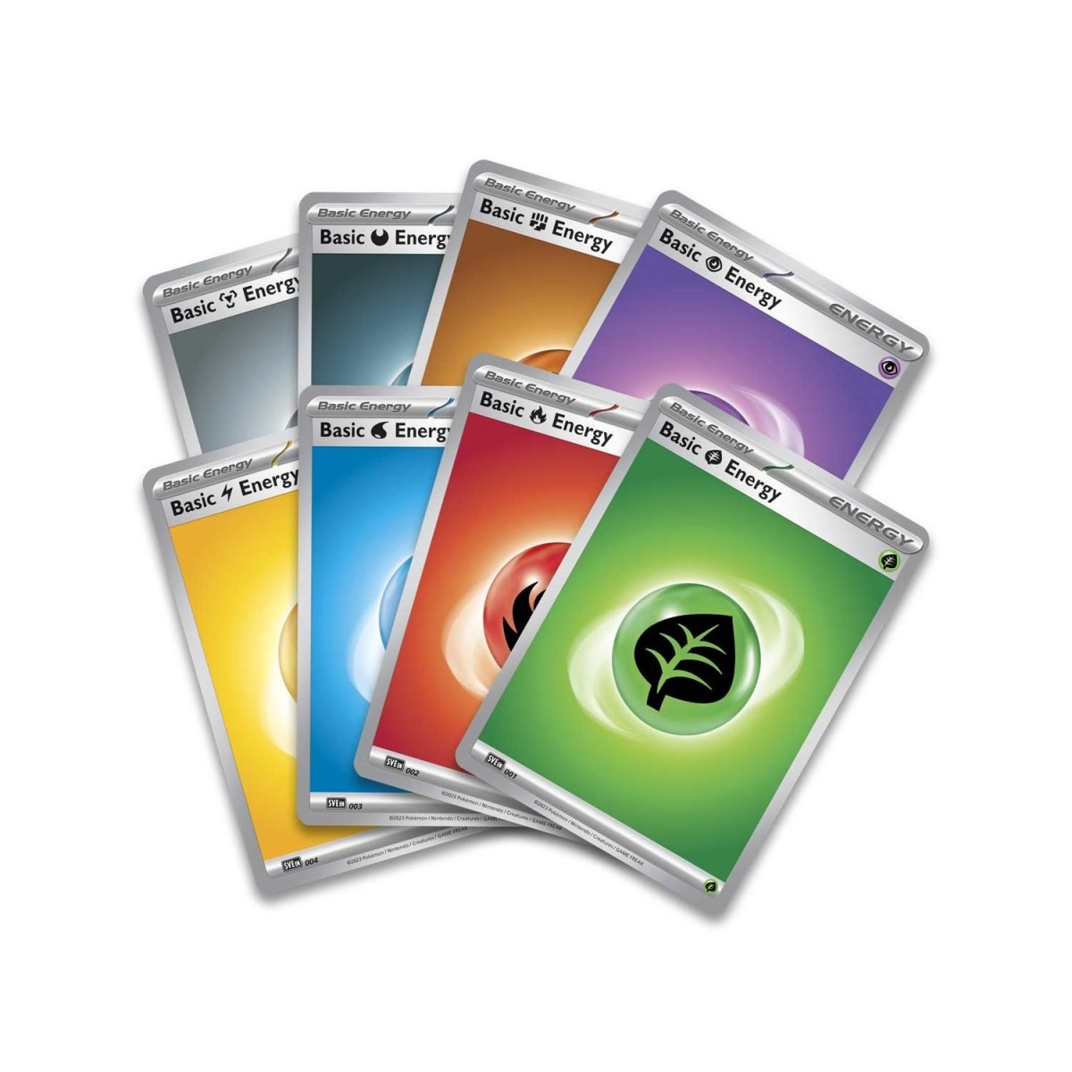 Basic energy cards are also included for your energy-hoarding pleasure.
