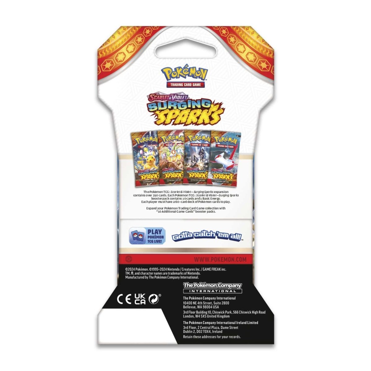 Pokémon TCG: Surging Sparks Sleeved Booster Pack [Pre-Order]