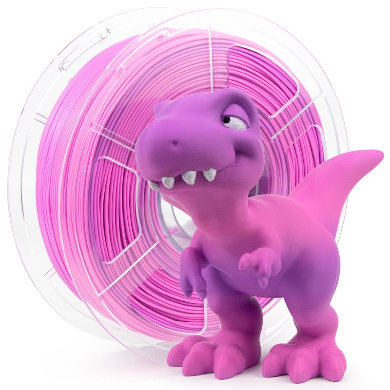 Galactic3D PLA+ | 1.75mm / 1 kg - Matte Gradient (Pink + Purple)