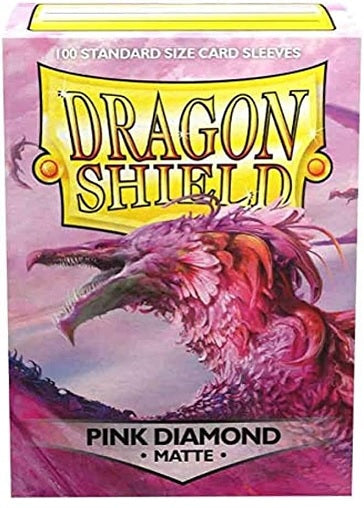Dragon Shield - Pink Diamond - Matte Sleeves (100 Count - STD Size)
