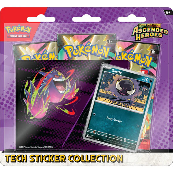 Pokémon TCG: Ascended Heroes Tech Sticker (Gastly)