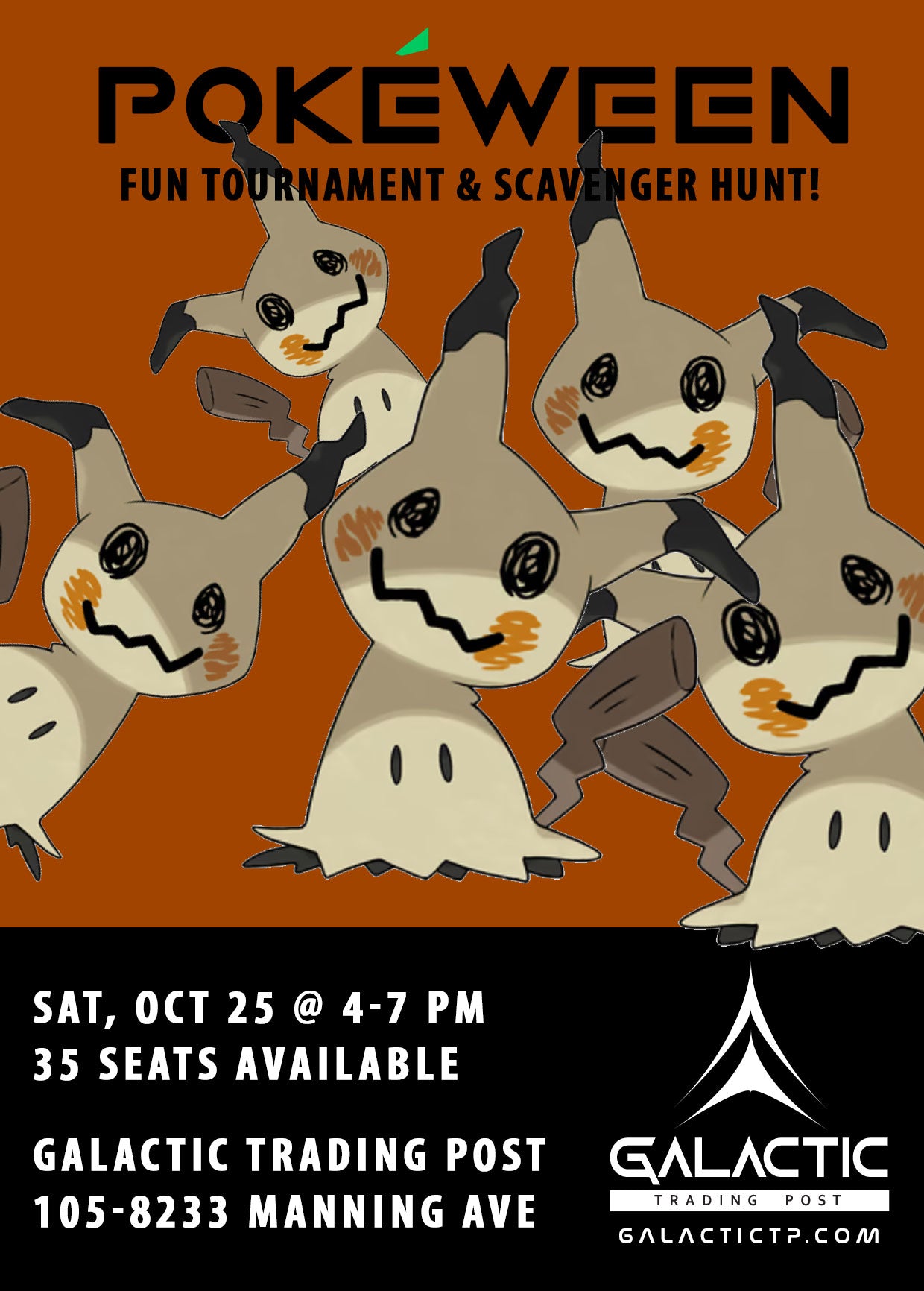 Pokémon TCG - Pokéween Tournament & Scavenger Hunt [Event] - October 25, 2025