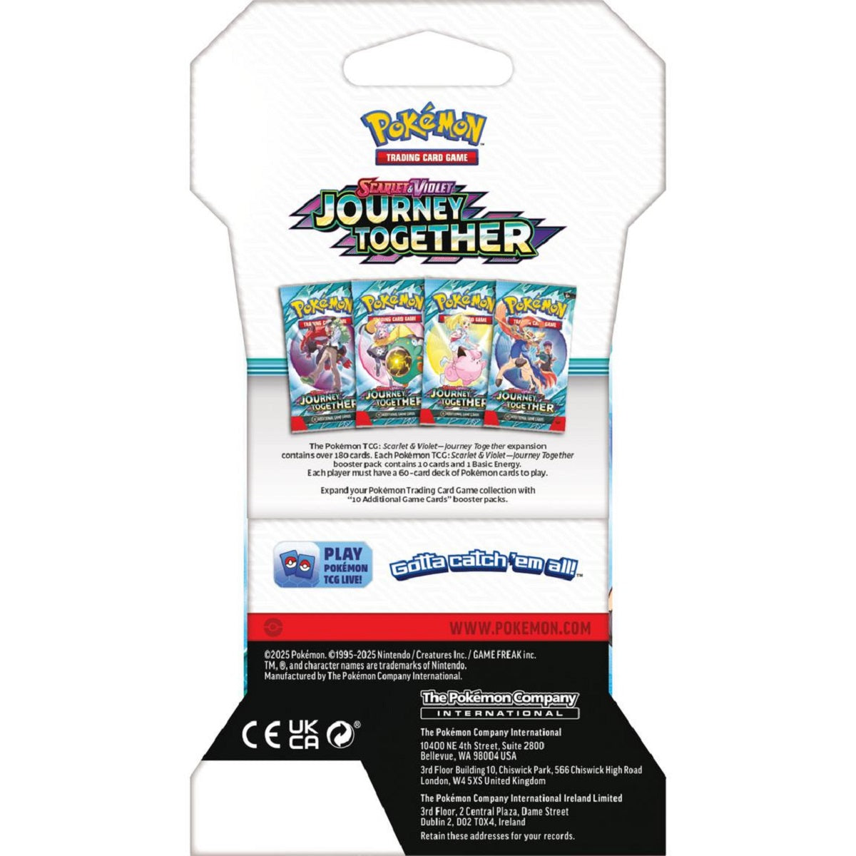 Pokémon TCG: SV9 Journey Together Sleeved Booster