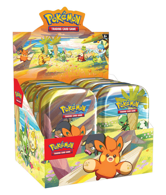 Pokémon TCG: Paldea Friends Mini Tins - Sealed Display of 10 Tins