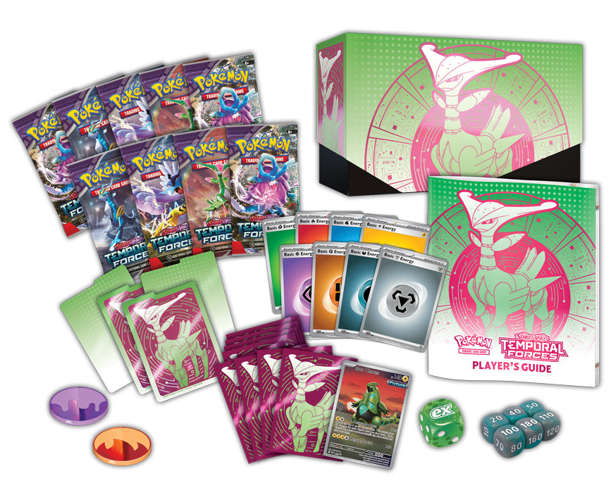 Pokémon TCG: Temporal Forces Elite Trainer Box (Iron Leaves)