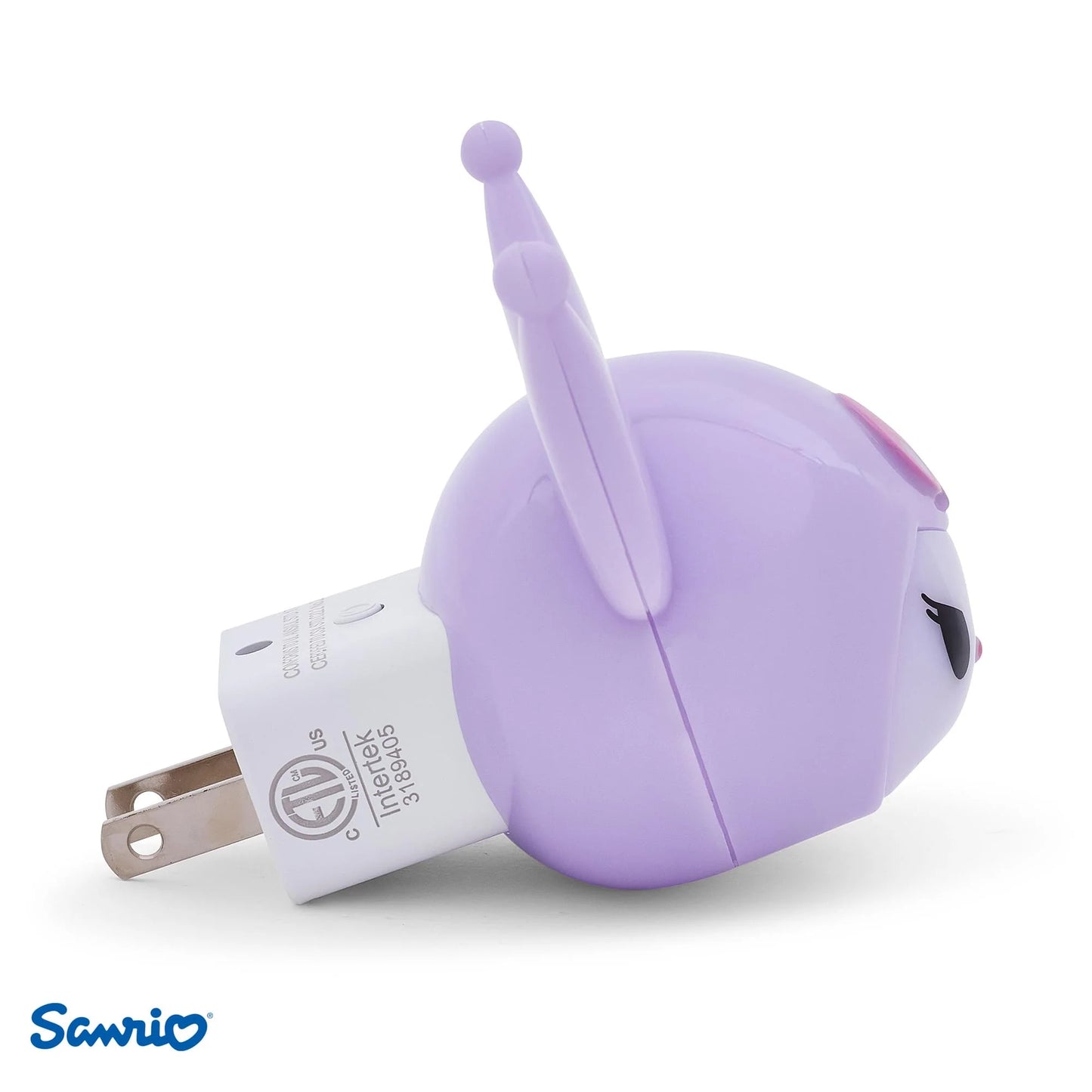 Ukonic Sanrio Kuromi Face Plug-in Nightlight, LED Mood Light