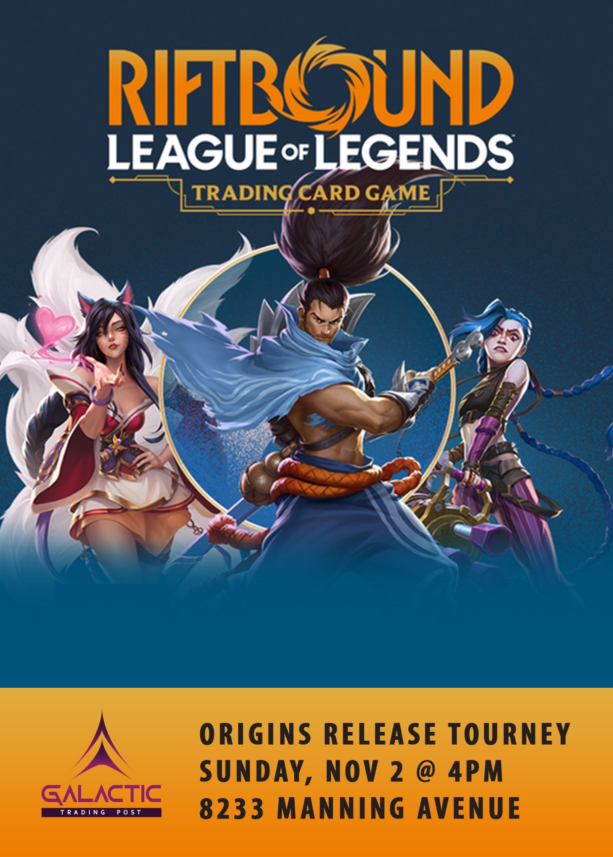 Riftbound Origins: Release Tournament [Event] - November 2, 2025