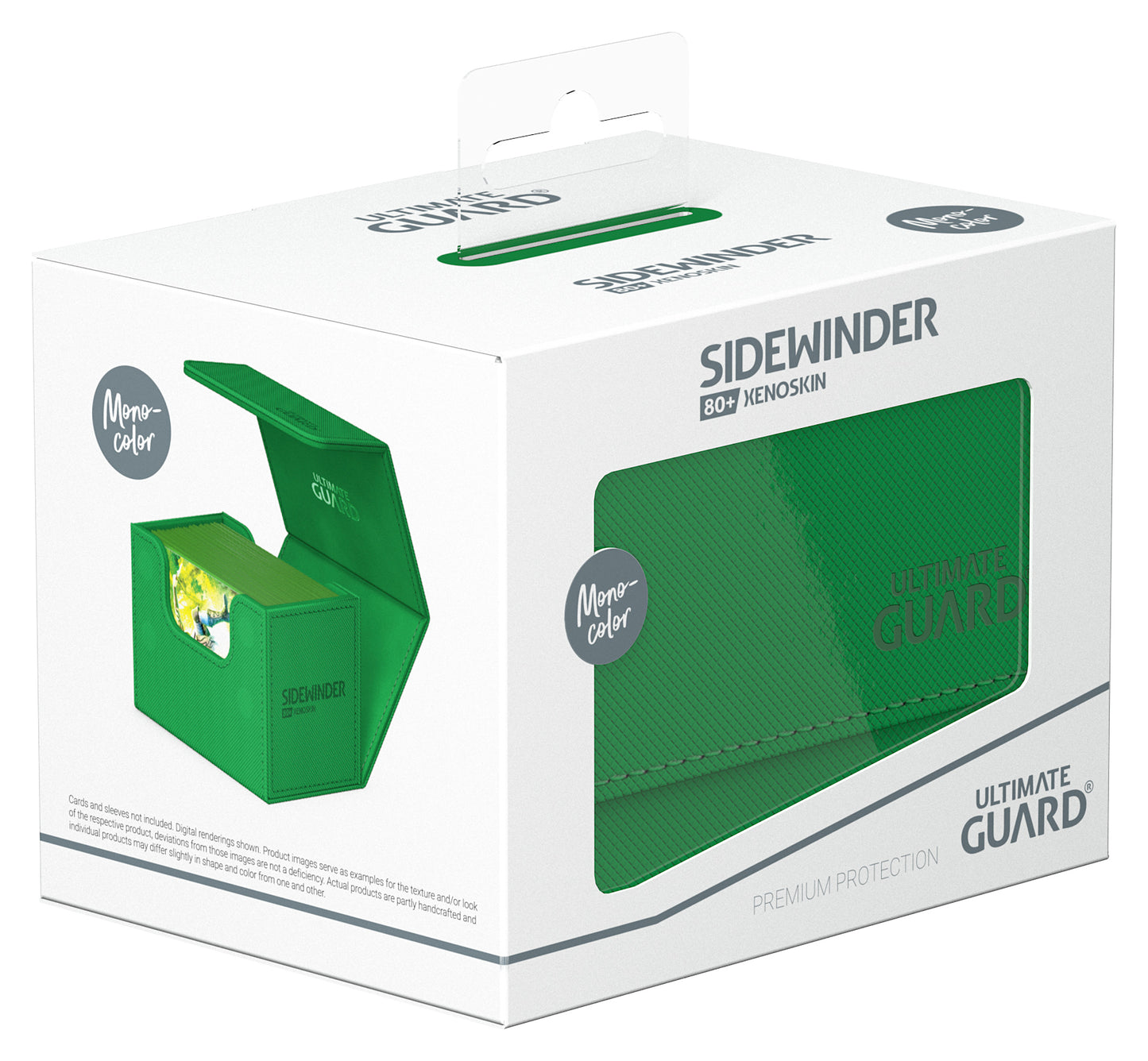 Ultimate Guard Sidewinder 80+ Monocolor Green
