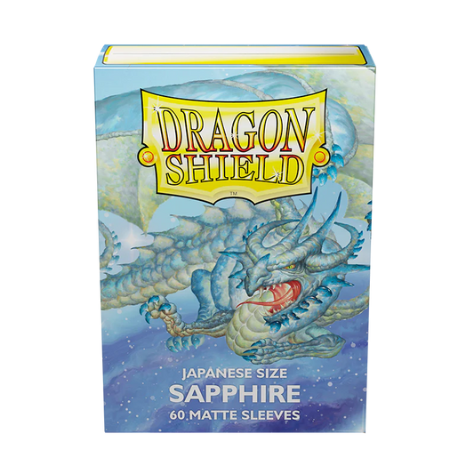 Dragon Shield - Sapphire - Classic Sleeves (100 Count - Japanese Size)