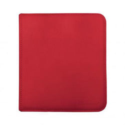 PRO BINDER 12 POCKET VIVID ZIPPERED RED