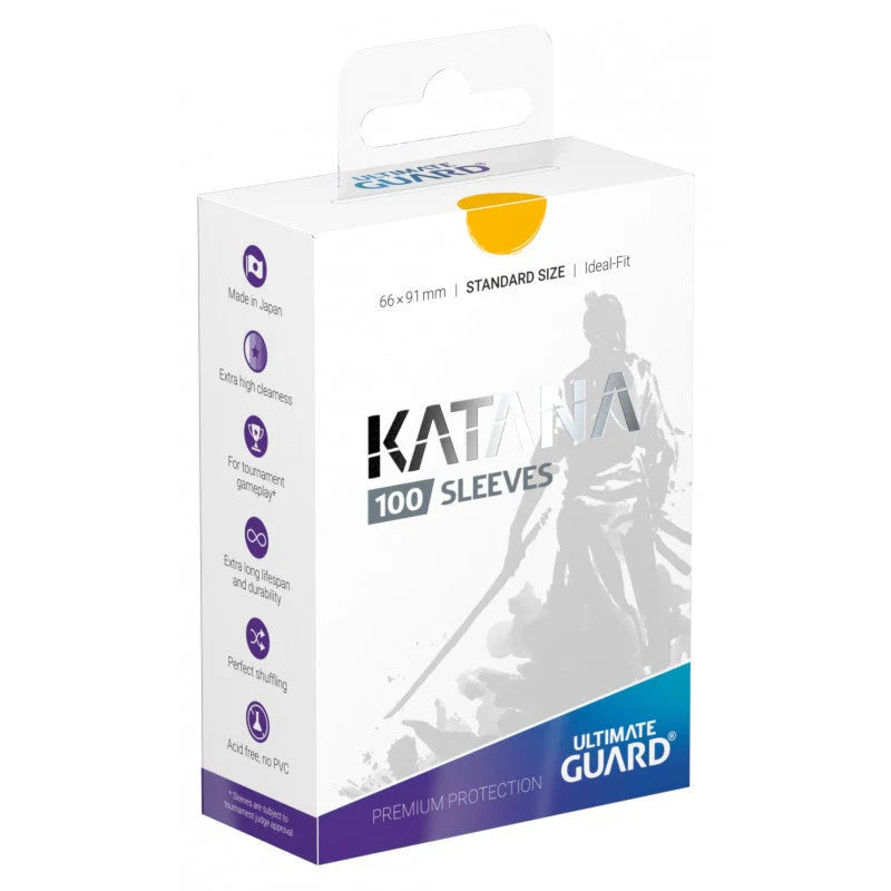 Katana Sleeves - STD - 100ct - Yellow