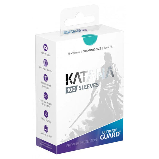 Katana Sleeves - STD - 100ct - Turquoise