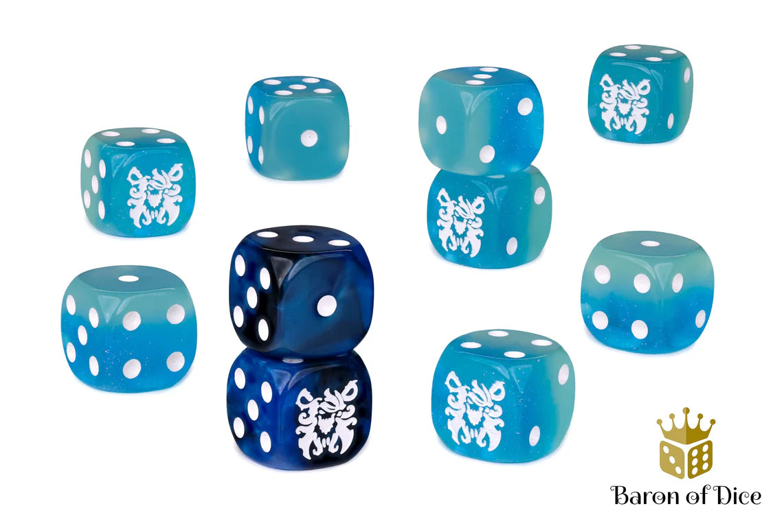 Warmachine: Southern Kriels, Brineblood Marauders Official Dice Set