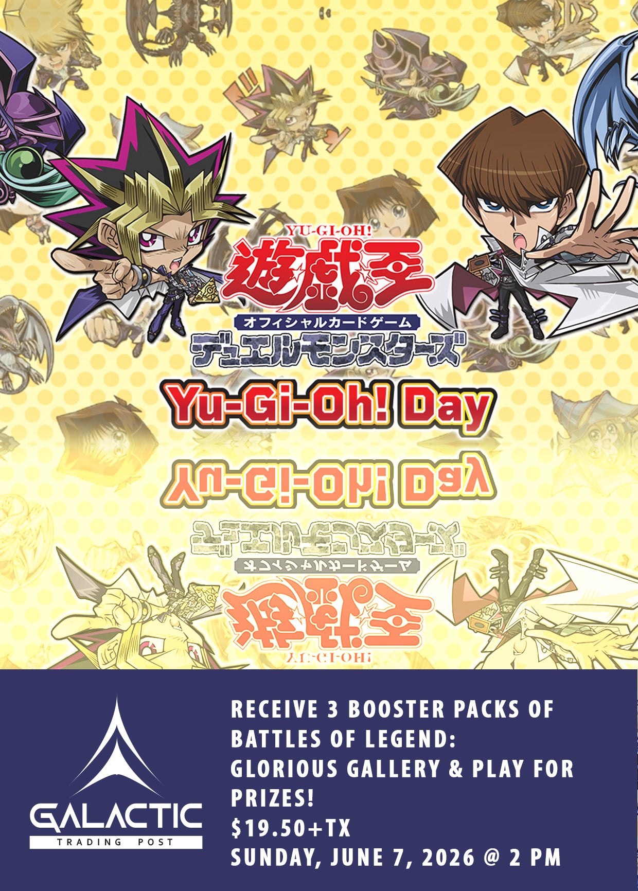 Yu-Gi-Oh! | Yu-Gi-Oh Day 2026 [Event] - June 7, 2026