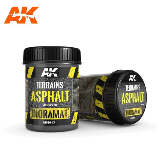 AK Interactive | Terrains - Asphalt 250ml