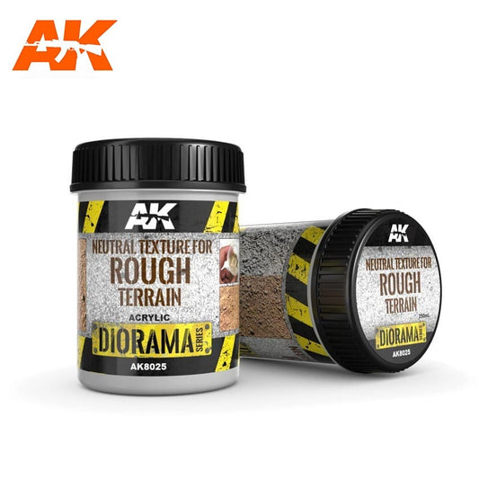 AK Interactive | Neutral Texture for Rough Terrain 250ml