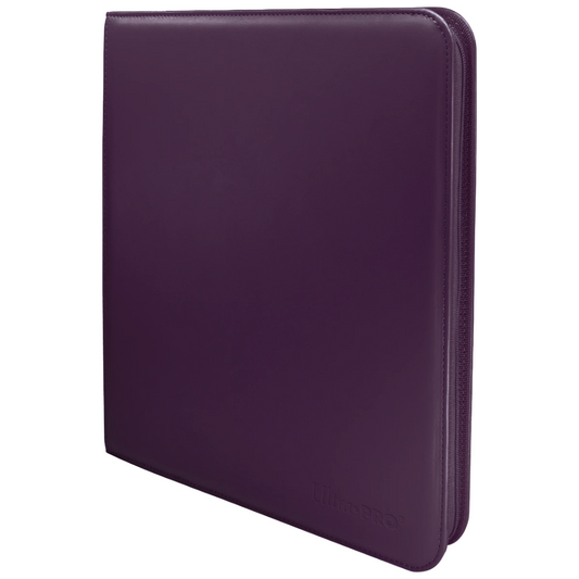 PRO BINDER 12 POCKET VIVID ZIPPERED MIDNIGHT PLUM